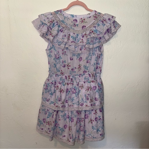 LoveShackFancy x Target Lou Tiered Floral Ruffle Mini Dress - Picture 5 of 8